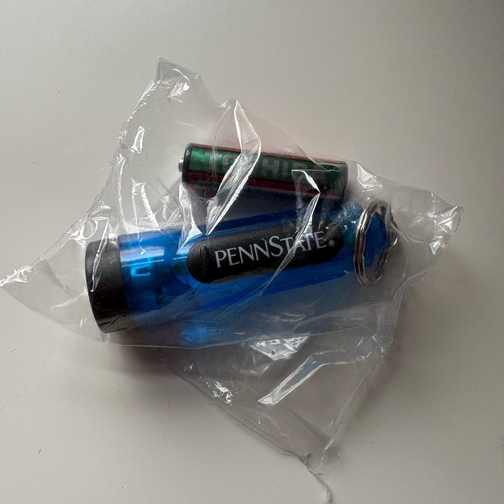 Penn State Blue Flashlight Keychain